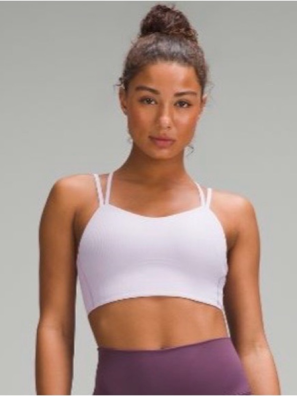 Lululemon Like a Cloud Longline Bra B/C Lilac Ether Size 8